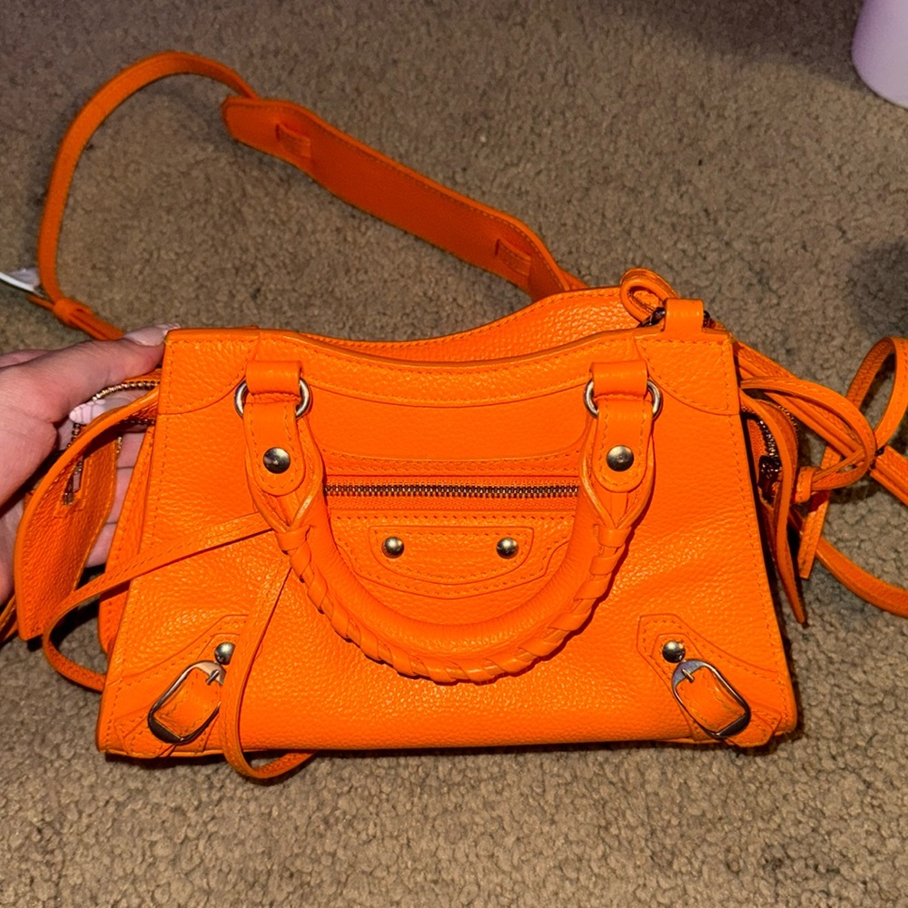 Balenciaga Neo Classic Mini Neon Orange
